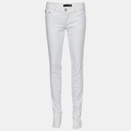 Just Cavalli White Denim Embroidered Pocket Detail Jeans S Waist: 30.5" - Just Cavalli - Modalova