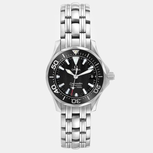 Omega Black Stainless Steel Seamaster 2282.50.00 Quartz Women's Wristwatch 28 mm - Omega - Modalova