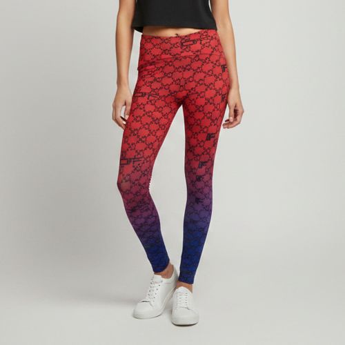 Ombré Monogram Print Jersey Leggings XS - Off-White - Modalova