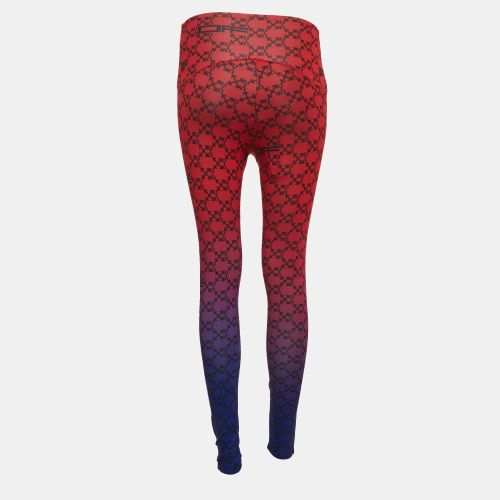 Ombré Monogram Print Jersey Leggings XS - Off-White - Modalova