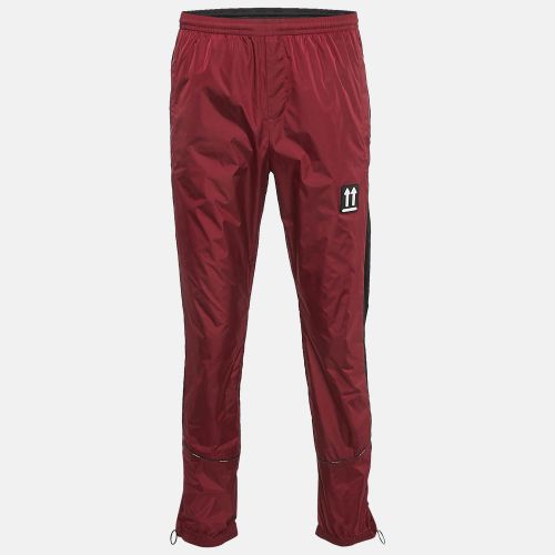 Off-White Dark Red Nylon Zip-Up Detail Joggers L - Off-White - Modalova