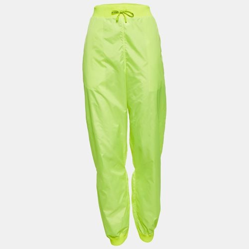 Off-White Fluorescent Green Synthetic Joggers M - Off-White - Modalova