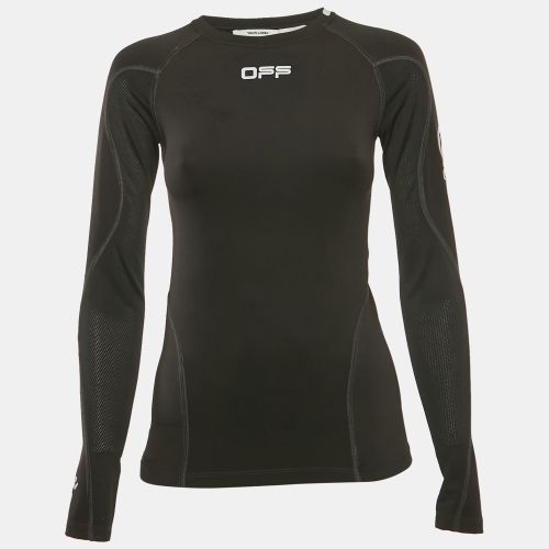 Off-White Black Jersey Long Sleeve T-Shirt XS - Off-White - Modalova