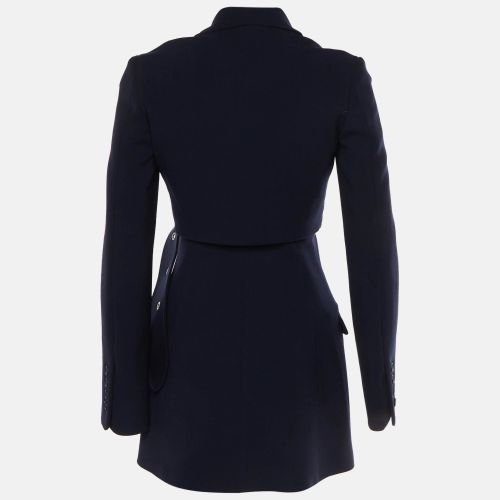 Wool Blend Harness Belted Two Piece Jacket Set S - Off-White - Modalova