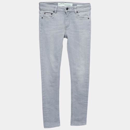 Off-White Grey Denim Skinny Jeans S Waist 26" - Off-White - Modalova