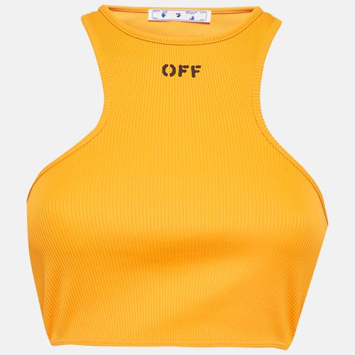 Off-White Orange Basic Lux Rowing Tank Top M - Off-White - Modalova