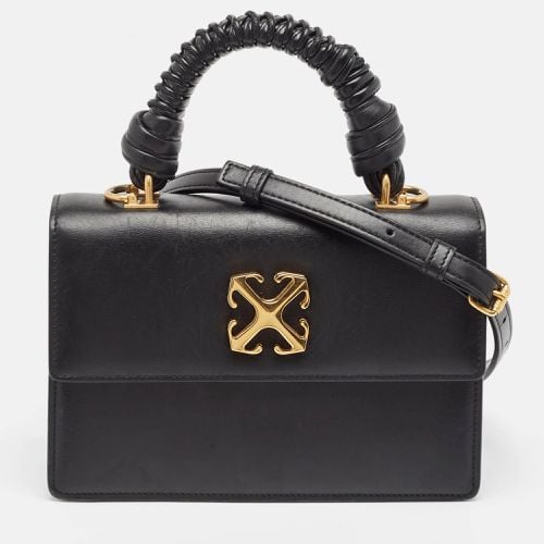 Off-White Black Leather 2.8 Jitney Top Handle Bag - Off-White - Modalova