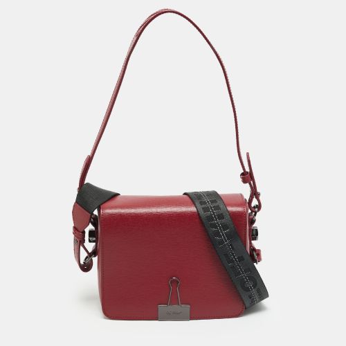 Binder Clip Mini Leather Shoulder Bag - Off-White - Modalova