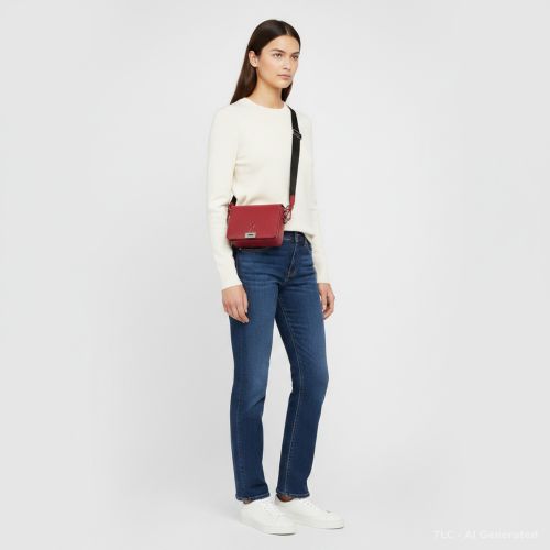 Binder Clip Mini Leather Shoulder Bag - Off-White - Modalova
