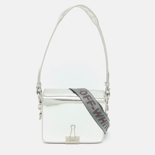 Binder Clip Mini Leather Shoulder Bag - Off-White - Modalova