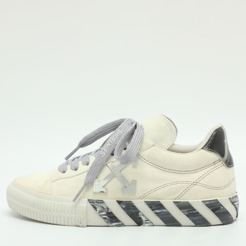Vulcanized Bohemian Blur Size 36 Light Suede Low Top Sneakers - Off-White - Modalova