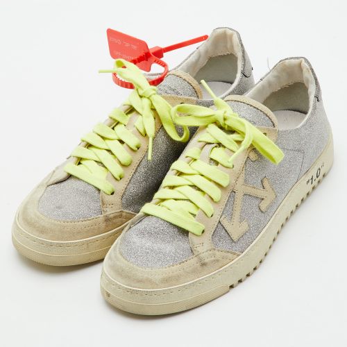 Size 39 /Beige Glitter and Suede Low Top Sneakers - Off-White - Modalova