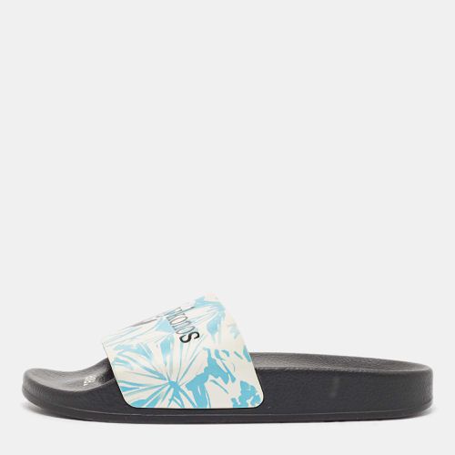 Off-White Two Town Leather Flat Slides Size 39 - Off-White - Modalova