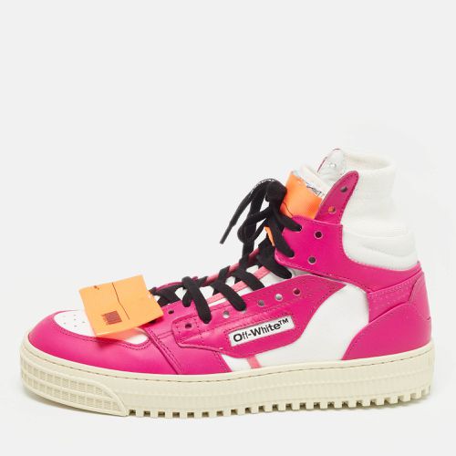 Off-White Fuchsia/White Leather 3.0 Off Court Sneakers Size 39 - Off-White - Modalova