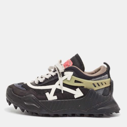 Off-White Black Leather and Mesh Odsy 1000 Lace Up Sneakers Size 39 - Off-White - Modalova