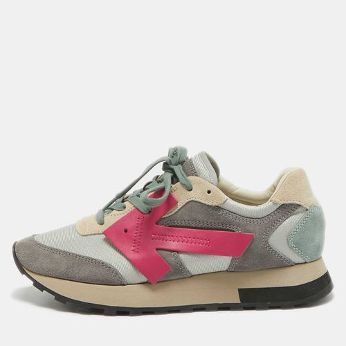 Off-White Multicolor Suede and Fabric Runner Arrow Low Top Sneakers Size 39 - Off-White - Modalova