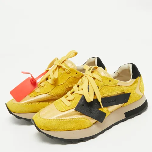 HG Runner Size 37 Fabric and Suede Low Top Sneakers - Off-White - Modalova