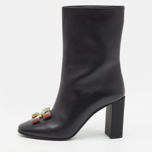 Arrow Size 37 Leather Ankle Length Boots - Off-White - Modalova