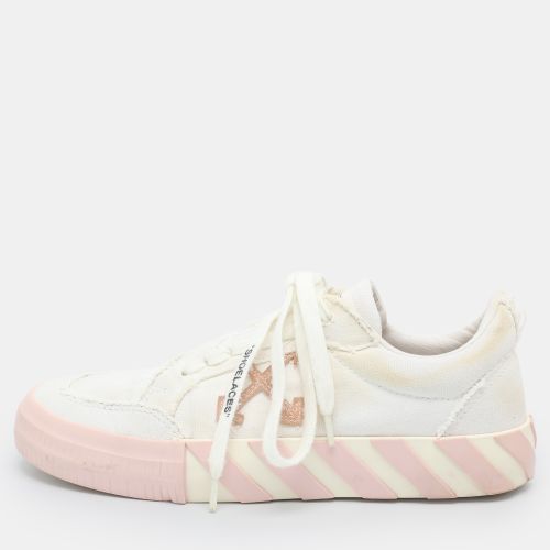 Vulcanized Size 38 White Canvas Low Top Sneakers - Off-White - Modalova