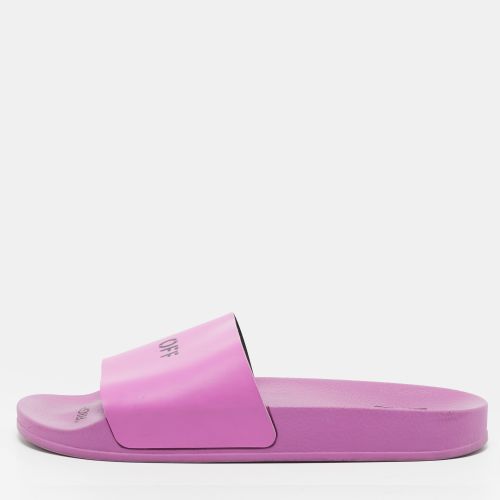 Size 41 Leather Flat Slides - Off-White - Modalova