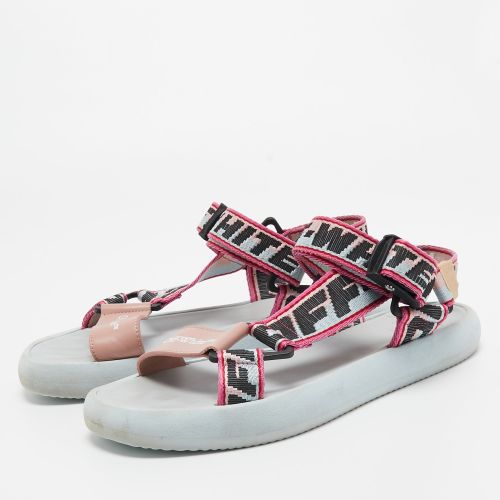 Canvas Preloved Track Logo Slingback Sandals Size 41 - Off-White - Modalova