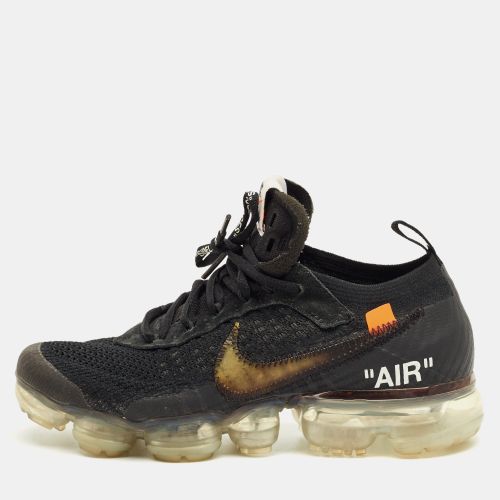 Off-White x Nike Black Knit Fabric Air VaporMax Sneakers Size 37.5 - Off-White x Nike - Modalova
