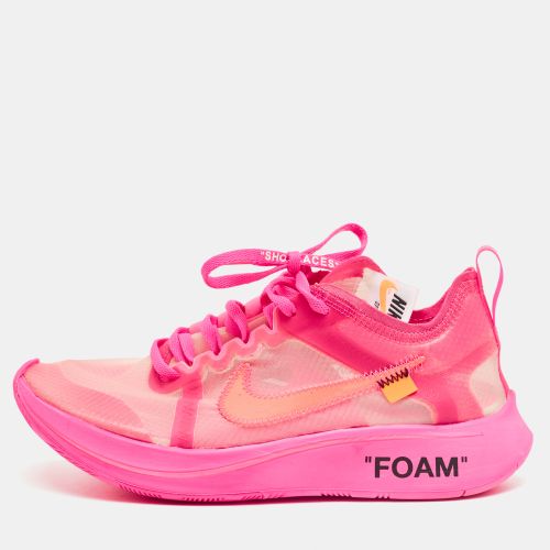 Off-White x Nike Pink/Transparent Mesh Zoom Fly Sneakers Size 38 - Off-White x Nike - Modalova