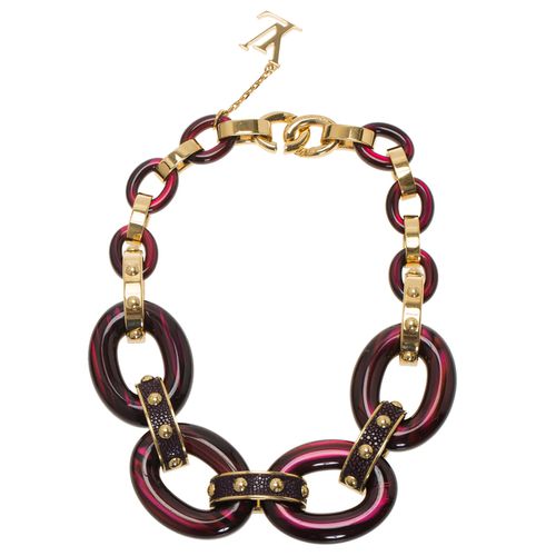 Louis Vuitton Gimme a Clue Resin Necklace - Louis Vuitton - Modalova