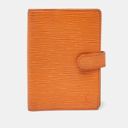 Mandarin Epi Leather Small Ring Agenda Cover - Louis Vuitton - Modalova