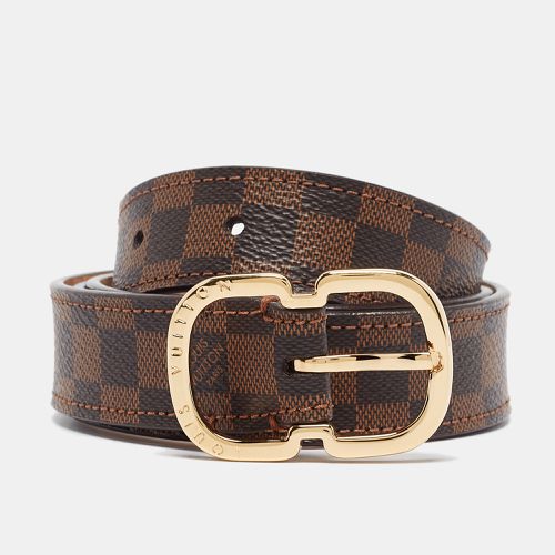 Louis Vuitton Mini Damier Ebene Canvas Trunk Buckle Belt 90 CM - Louis Vuitton - Modalova