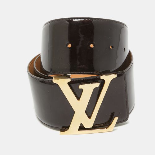 Louis Vuitton Amarante Vernis Leather LV Facettes Wide Belt 75CM - Louis Vuitton - Modalova