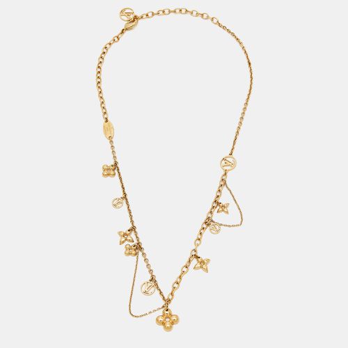 Louis Vuitton Blooming Supple Gold Tone Necklace - Louis Vuitton - Modalova