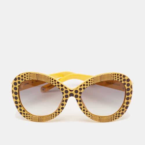 Louis Vuitton x Yayoi Kusama Yellow/Black Gradient Z0478W Oversized Sunglasses - Louis Vuitton - Modalova