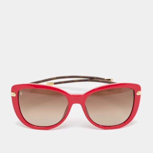 Louis Vuitton Magenta/Brown Gradient Z0744W Monogram Charlotte Sunglasses - Louis Vuitton - Modalova