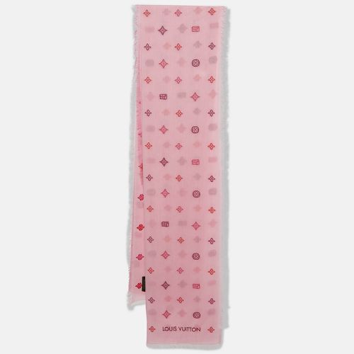 Louis Vuitton Pink LV Monogram Embroidered Cotton Stole - Louis Vuitton - Modalova