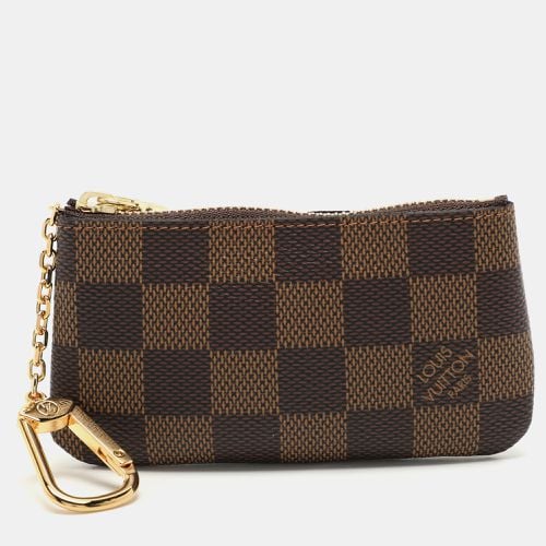 Damier Ebene Canvas Key Pouch - Louis Vuitton - Modalova