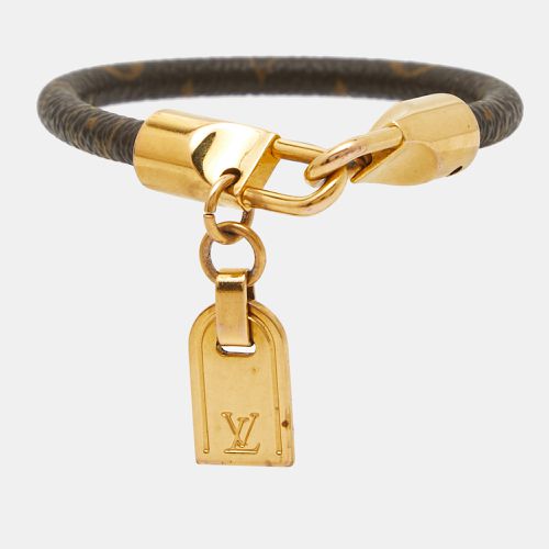 Louis Vuitton Monogram Luck It Canvas and Gold Plated Metal Charm Bracelet - Louis Vuitton - Modalova