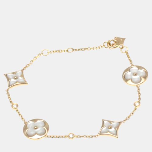 Louis Vuitton Pink Gold 18K Blossom BB Diamond Shell Charm Bracelet - Louis Vuitton - Modalova