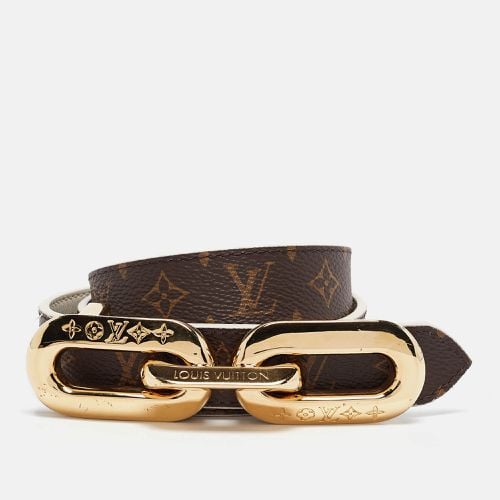 Louis Vuitton White Monogram Canvas LV Edge Reversible Belt 90CM - Louis Vuitton - Modalova