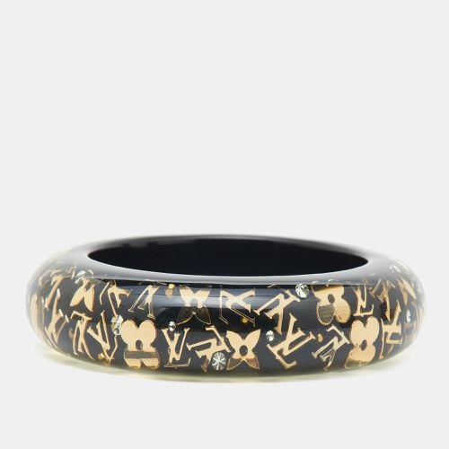 Louis Vuitton Black LV Inclusion Resin Gold Tone Bracelet - Louis Vuitton - Modalova