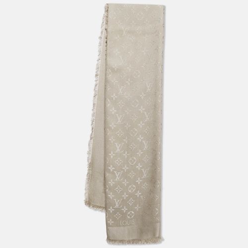 Louis Vuitton Jacquard Silk Monogram Classic Shawl - Louis Vuitton - Modalova