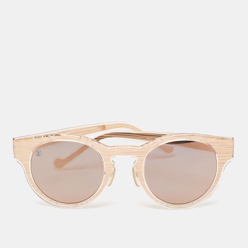 Bronze/Black Mirrored Epi Rosalie Round Sunglasses - Louis Vuitton - Modalova