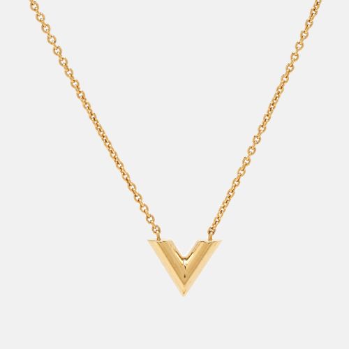 Louis Vuitton Essential V Gold Tone Necklace - Louis Vuitton - Modalova