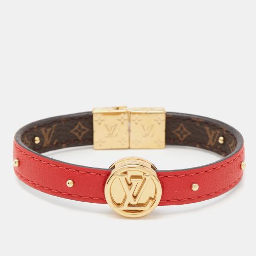 Louis Vuitton LV Monogram Circle Gold Tone Reversible Bracelet - Louis Vuitton - Modalova