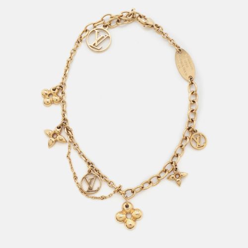 Louis Vuitton Blooming Supple Gold Tone Charm Bracelet - Louis Vuitton - Modalova