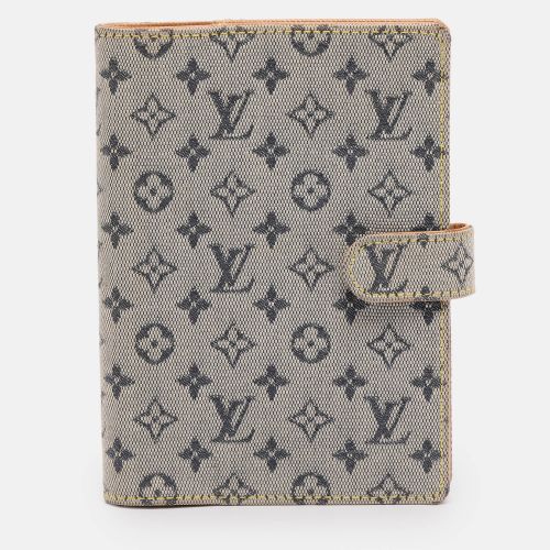 Louis Vuitton Beige Mini Lin Canvas Small Ring Agenda Cover - Louis Vuitton - Modalova