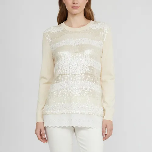 Sequins Embellished Wool Blend Sweater L - Louis Vuitton - Modalova