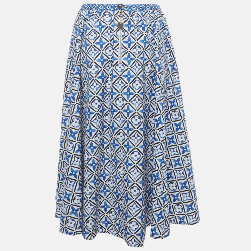 Monogram Printed Cotton Flared Skirt S - Louis Vuitton - Modalova