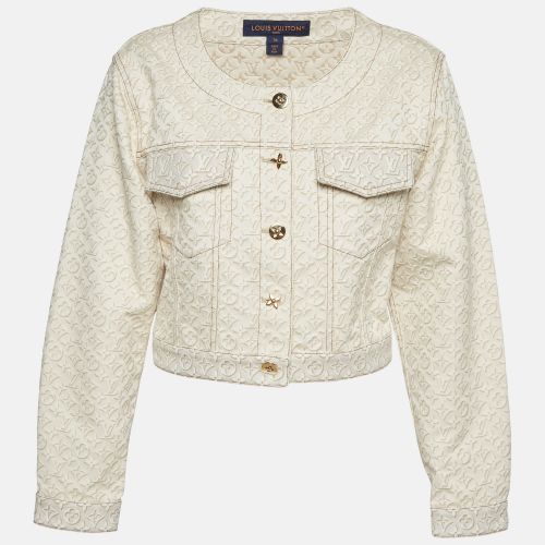 D Monogram Jacquard Denim Jacket S - Louis Vuitton - Modalova