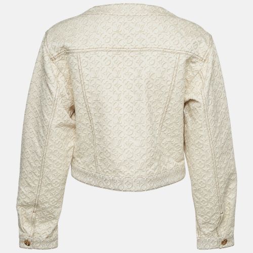 D Monogram Jacquard Denim Jacket S - Louis Vuitton - Modalova